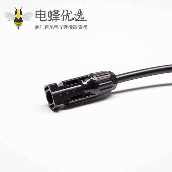 MC4光伏连接器一出四分支一套接线防水