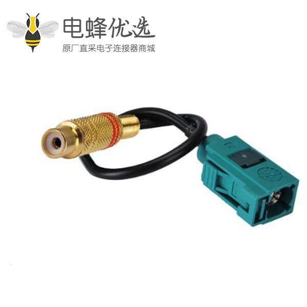 Fakra R174组装射频线束转RCA母头