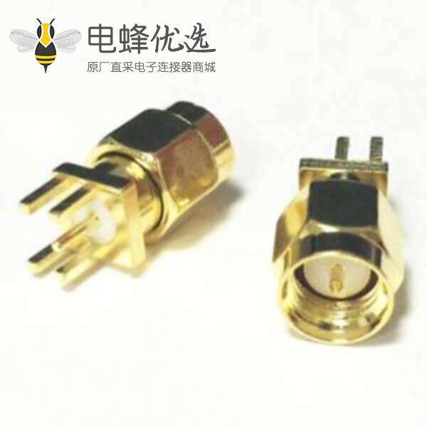 SMA插板链接器公头镀金