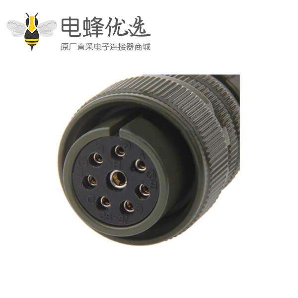 机床连接器MS3106A18-8S工防标航空插头8芯直式插头