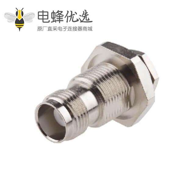 TNC连接器母头直型50&Omega;面板安装锁接端子