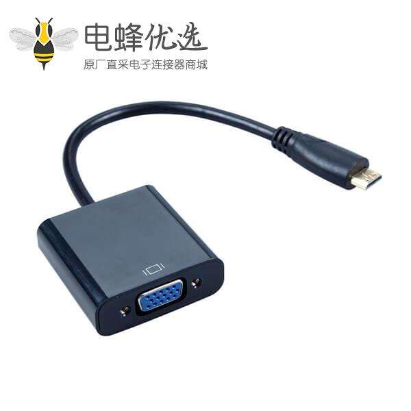 hdmi转vga线材平头支持HDMI 1.1/1.2/1.3版本