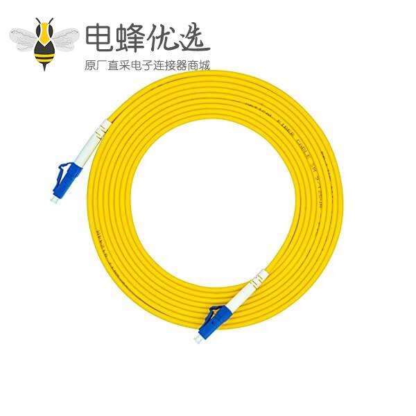 LC光纤跳线3M 9/125&mu;m OS2单工单模