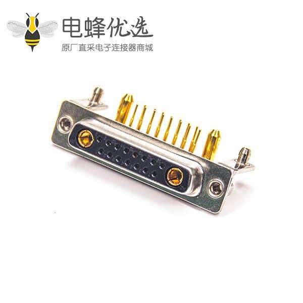 D-sub 17W2铁支架叉脚90度焊板