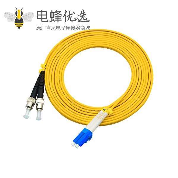 光纤线单模双工LC转ST 9/125&mu;m OS2线长3米
