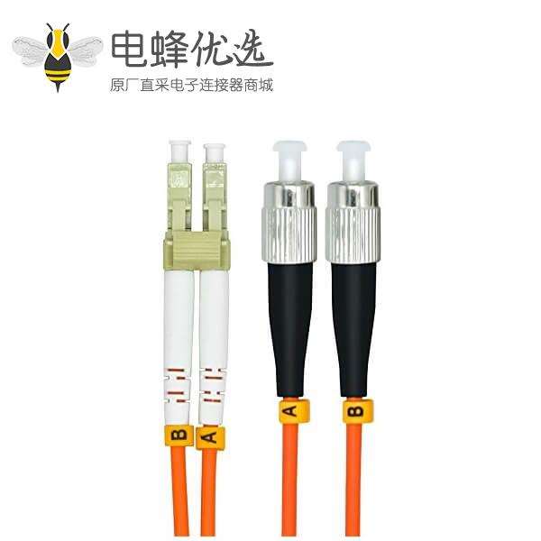 多模光纤跳线LC转FC 50/125&mu;m OM2双工线长3米
