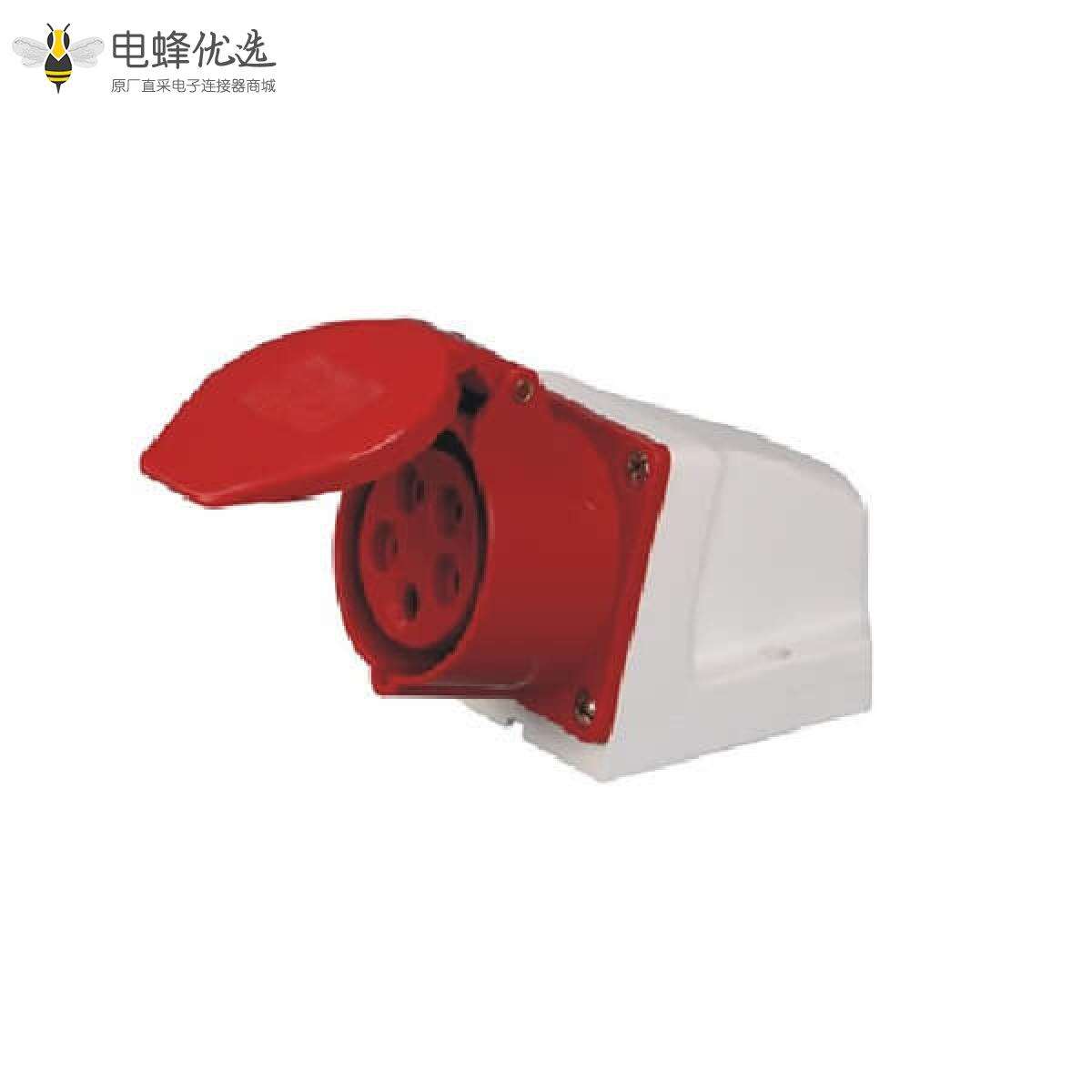 CEE工业插座32A 5芯IP44明装