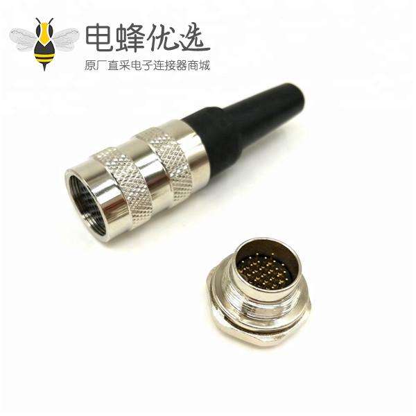 24芯M16航空连接器公母电子连接器