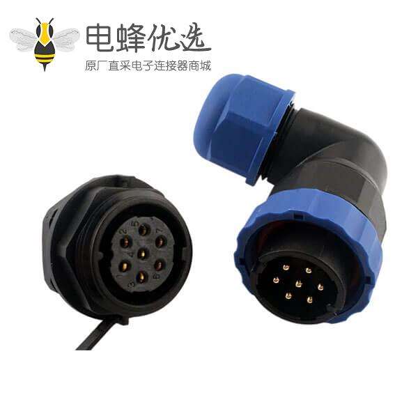 SP29 10芯 IP68防水航空插头插座 连接器