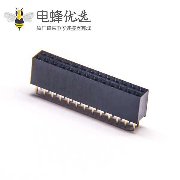 双排直排排母Y型180度母座2&times;13mm 10pcs