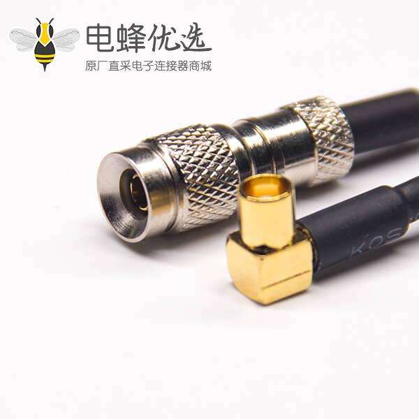 MCX头弯式母头转1.0/2.3直式公头RF线材接RG316线