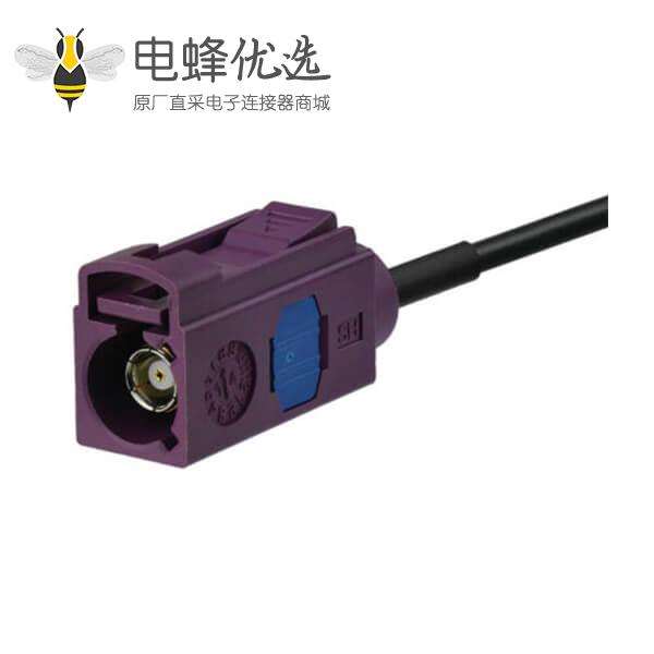 汽车车载天线4G LTE GSM直式Fakra 延伸线母转母5m