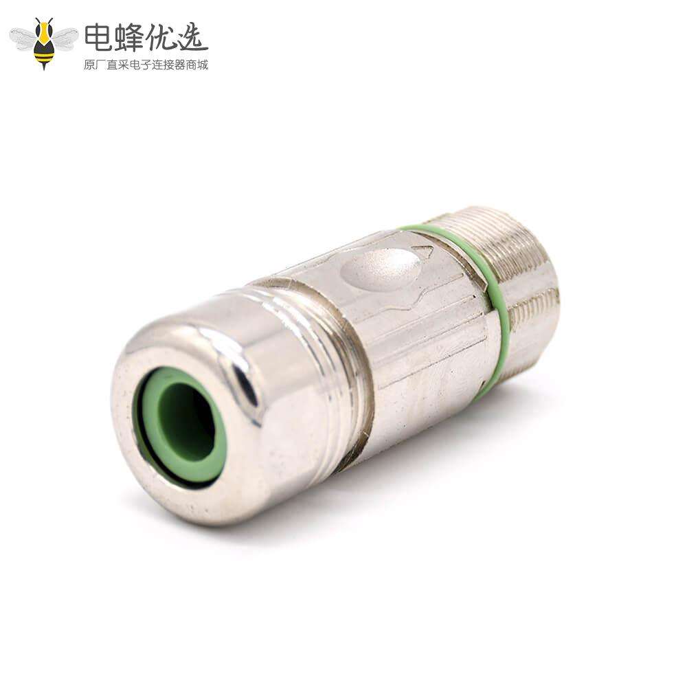 12芯对接头 M23 直式接线母头连接器