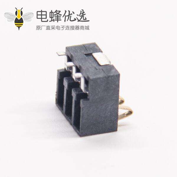 锂电池座充电路板PH2.5公插头3芯PCB板贴板安装