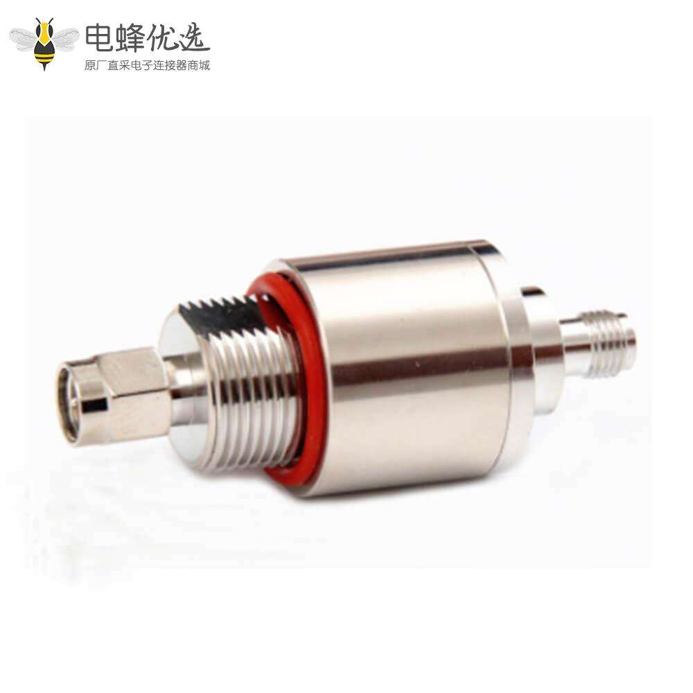 SMA避雷器公转母IP67RF射频同轴避雷器180&deg;DC-6GHz