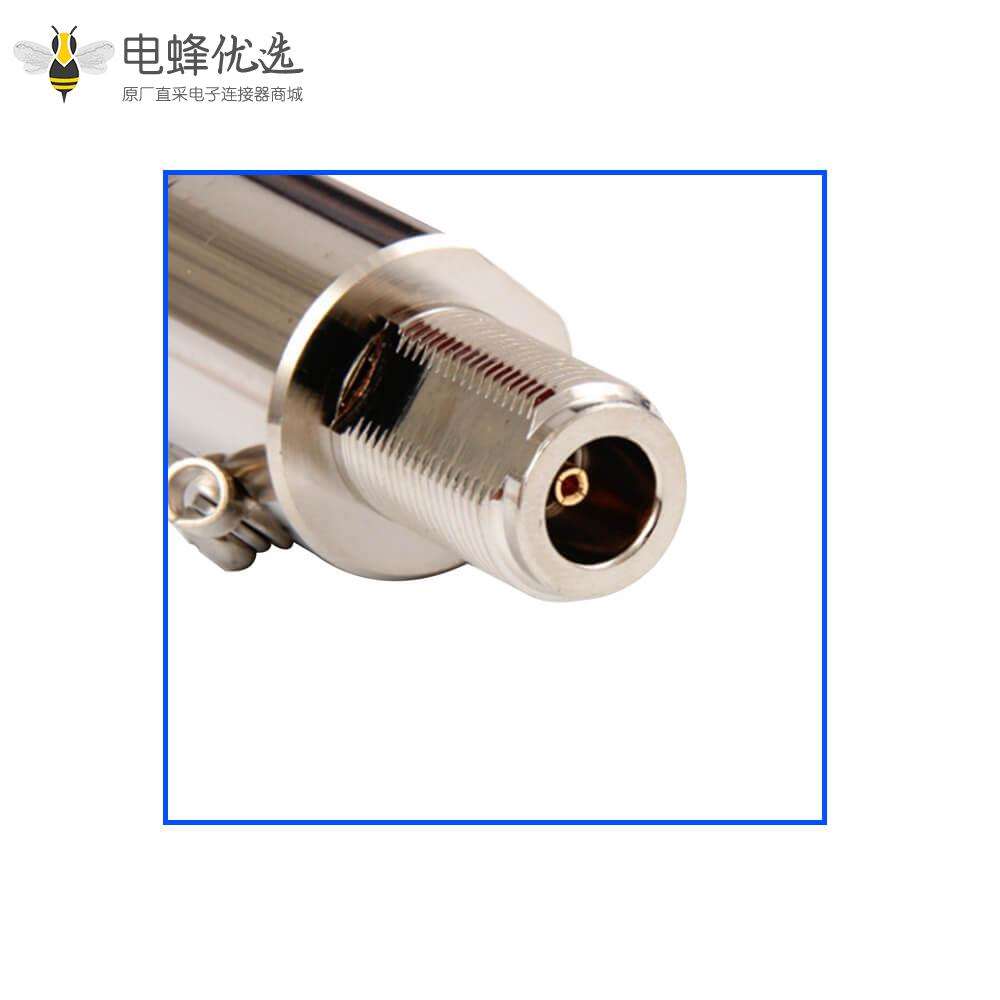 天馈避雷器N头180&deg;,母转母IP67DC-3GHzRF射频避雷器