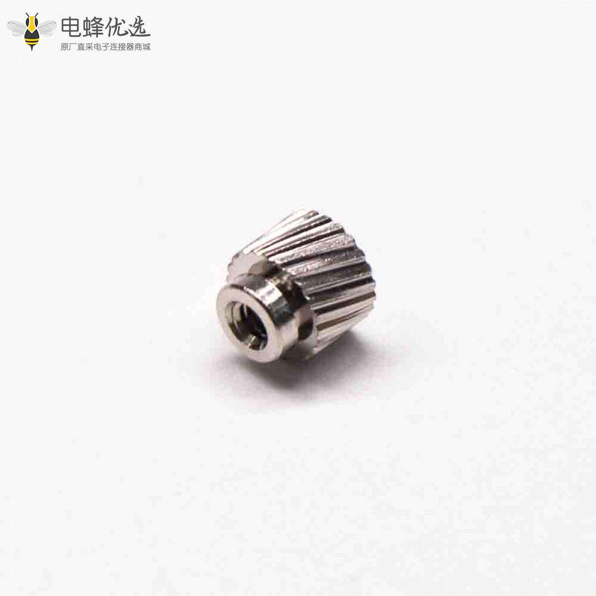 五金件镀镍黄铜螺母表面滚斜纹