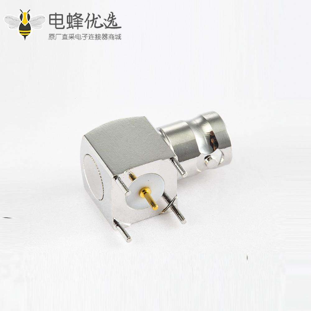 插座BNC连接器75&Omega;弯式PCB安装插孔