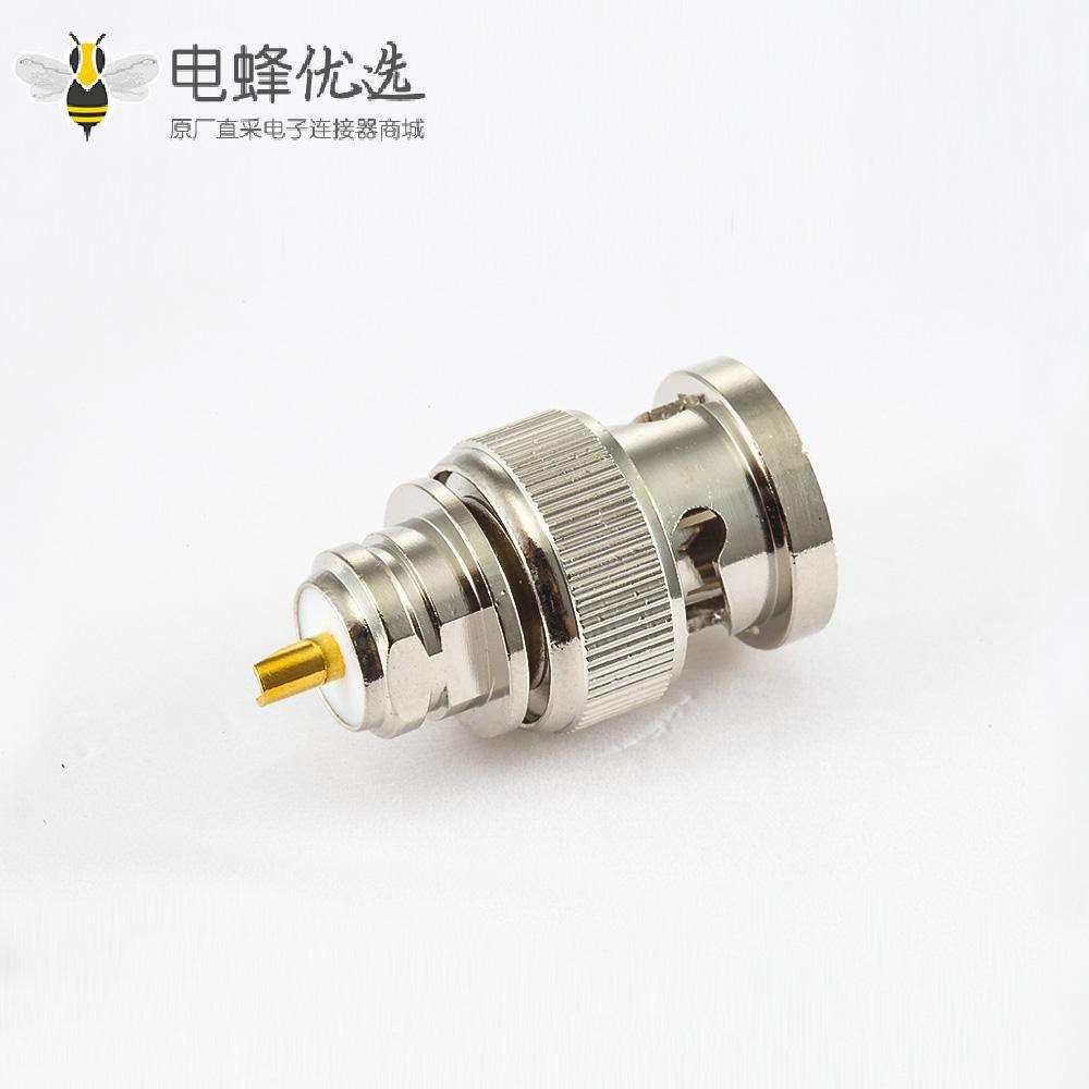 接线BNC连接器公头180度焊接