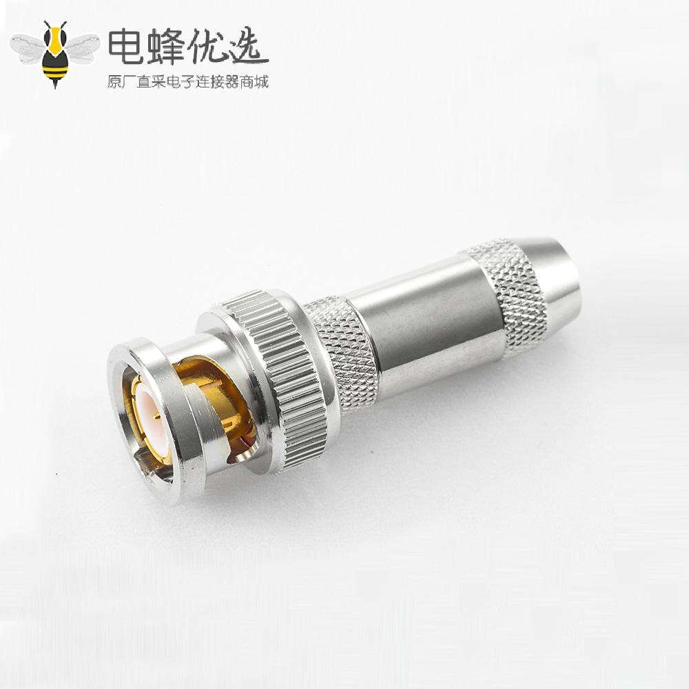 焊接接线RG179/SYV75-1.5BNC公头直式连接器