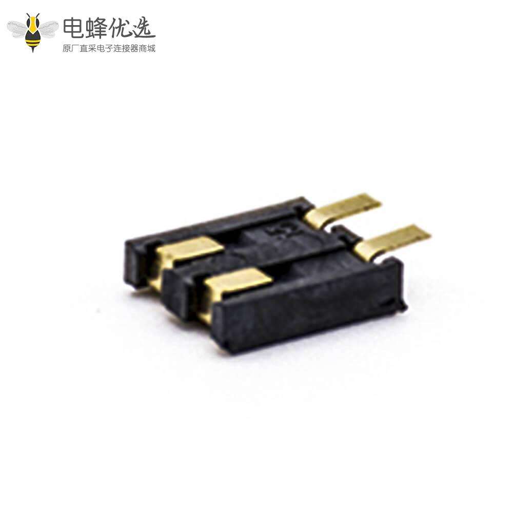手机电池座连接器间距2.5MM电源接触片2芯