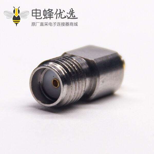 镀金SMP母头转SMA母头高频转接头