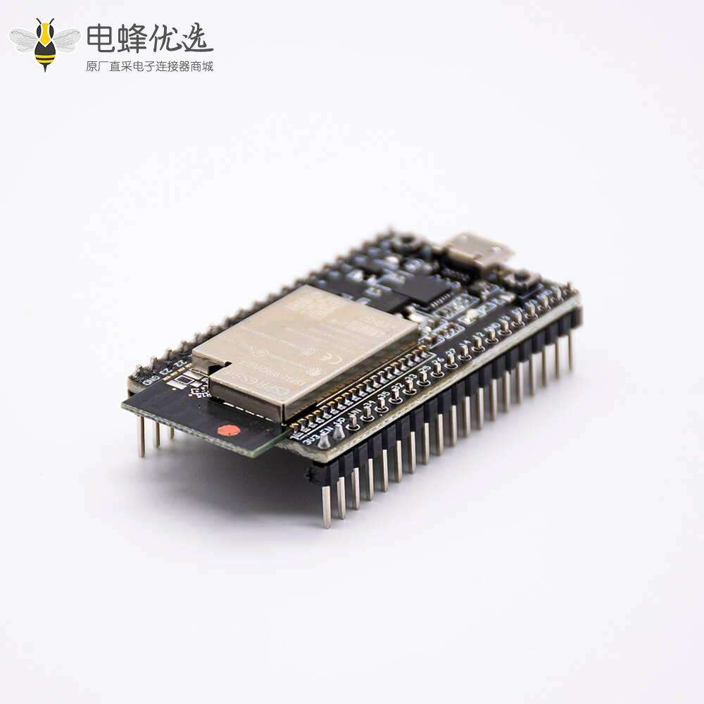 手机开发板可搭载WROOM-32D32U WROVER模块 ESP32-DevKitC开发板黑底板