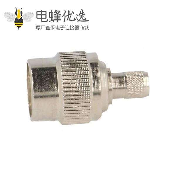 TNC公头反向直式50&Omega;H155压接接线
