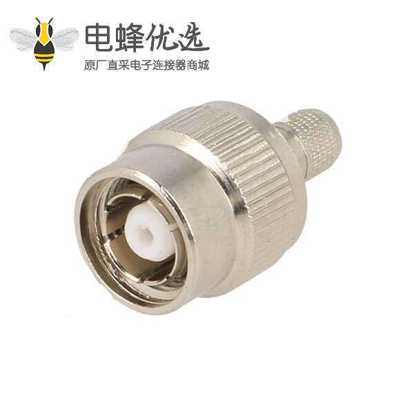 TNC公头反向直式50&Omega;H155压接接线