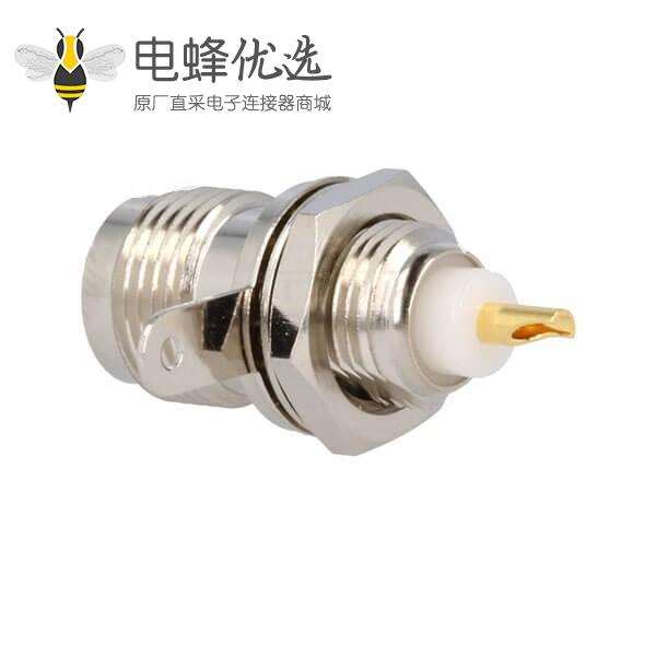 TNC母头插座50&Omega;焊接用于面板安装