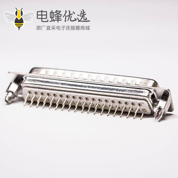 DB37指针公头连接器插孔接PCB板
