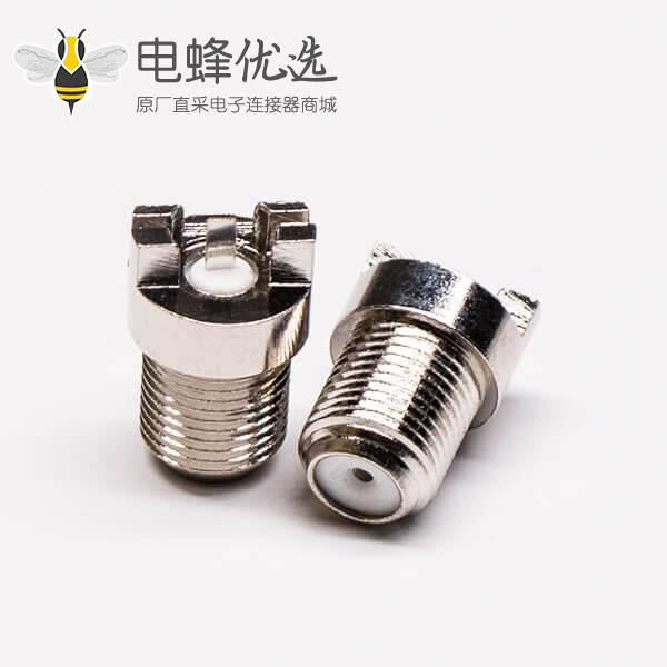 f型快速接头直式穿墙母头边缘卡板接PCB