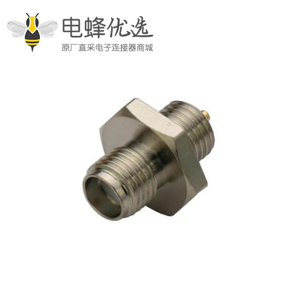 电视线接头直式穿墙防水母头SMA射频连接器面板安装