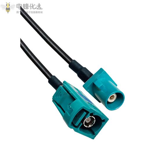FAKRA连接线SMB直母长Z型直公短汽车连接器RG174/58/316/195/200馈线