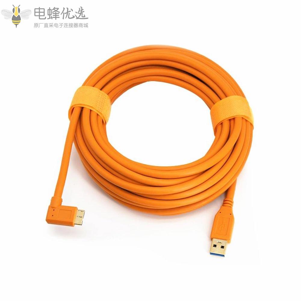 USB3.0转Micro_B接口摄影机接5m线材