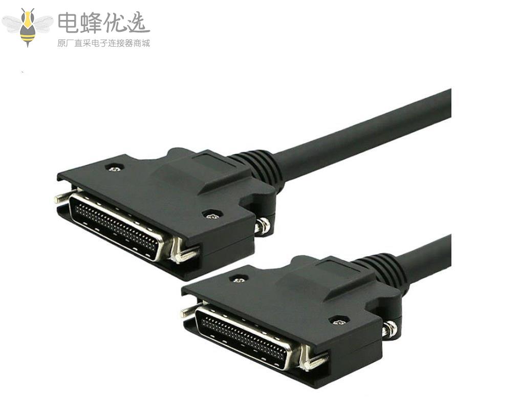 三菱伺服电机用SCSI_50Pin通讯电缆1m线材