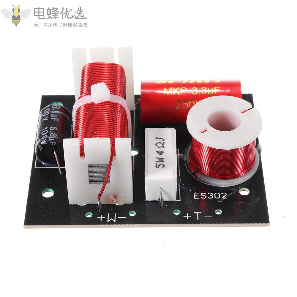 用于DIY扬声器的HIFI分频器音频分频器用于3_8英寸扬声器用于4_8欧姆扬声器放大器3200Hz