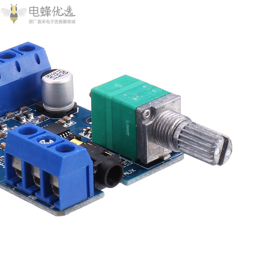 DY_AP3015_DC_8_24V_30Wx2D类双通道大功率立体声数字放大器板带可调音量电位器