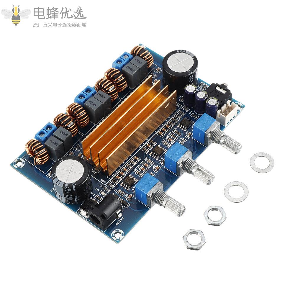 XH_139_TPA3116_2.1声道高保真功放板车载数字音频功放50W*2+100W家用音箱