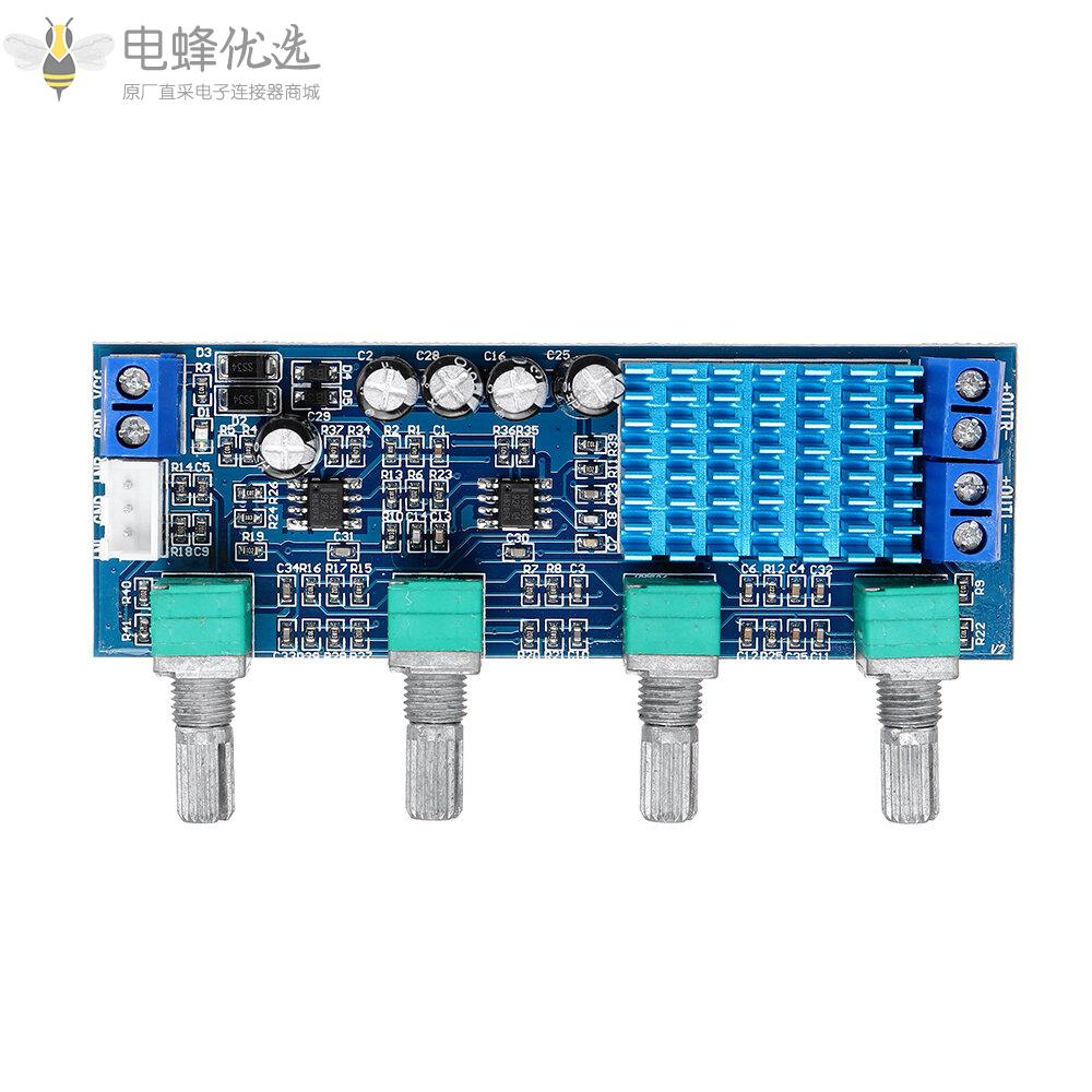 XH_M577_TPA3116D2_12_24V数字功放板音频放大板80W*2大功率音调板