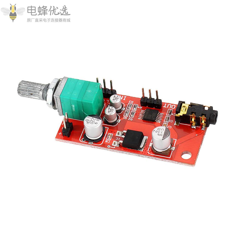 MAX4410耳机放大器板迷你放大器用于前置单电池电源替换NE5532