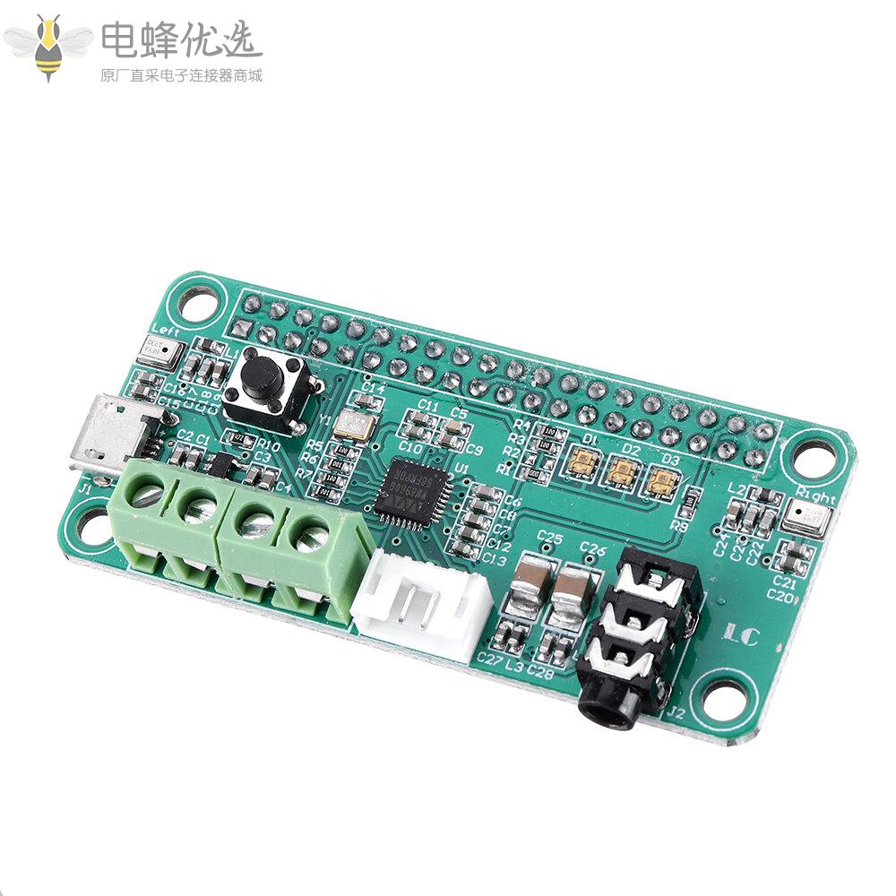 WM8960音频解码模块智能语音识别双麦克风扬声器DIY