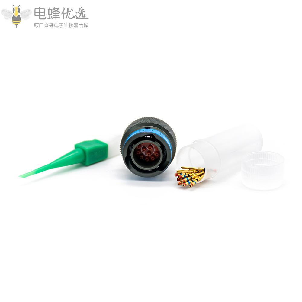 D38999卡口式连接器13芯针式N键位10号壳体插头