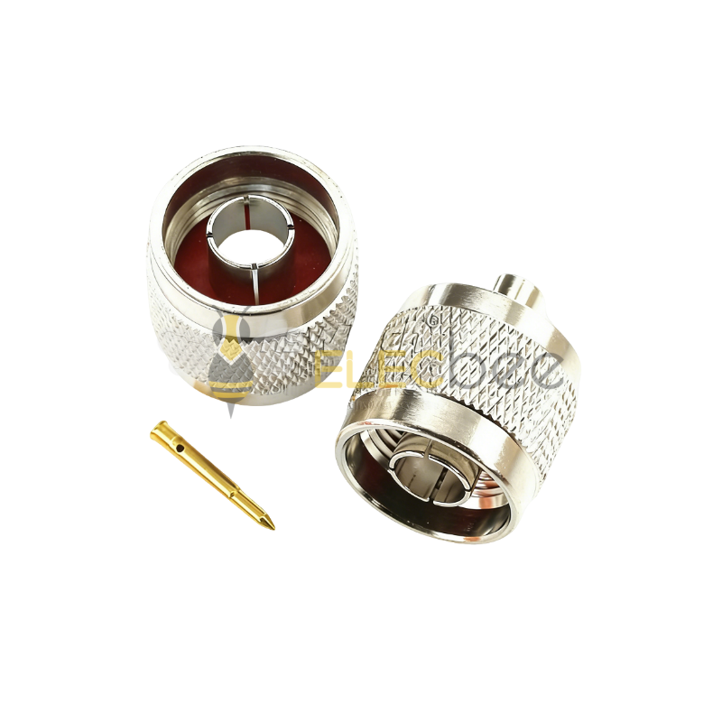 N-JB3全铜 直头内螺内针 焊接半柔钢RG402 RG141 N公头50-3