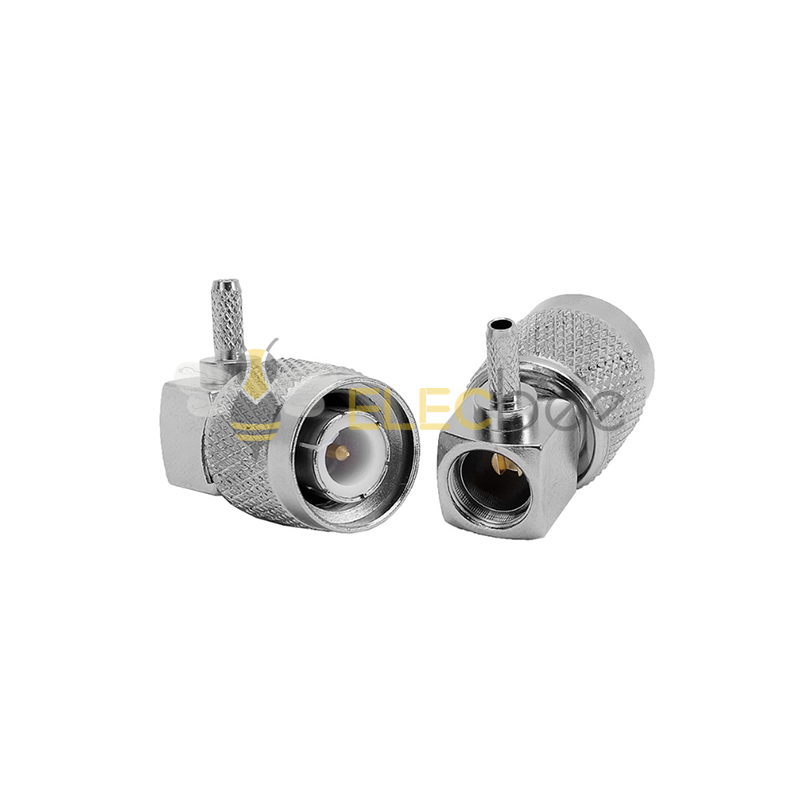 厂家TNC-JW-1.5射频连接器TNC弯公头内螺纹内针 接50-1.5 RG316线