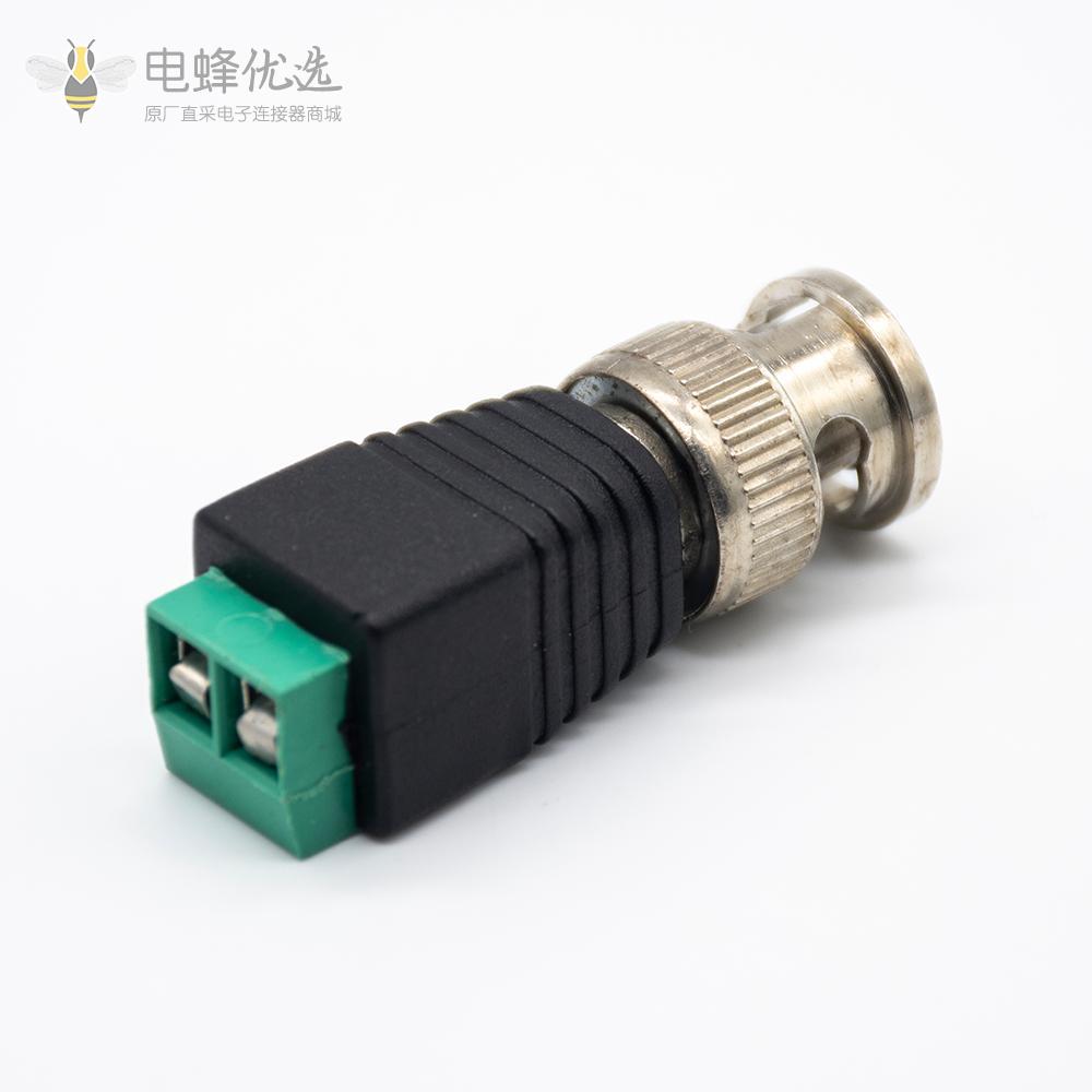 黑色外壳绝缘直式公头 BNC射频同轴连接器