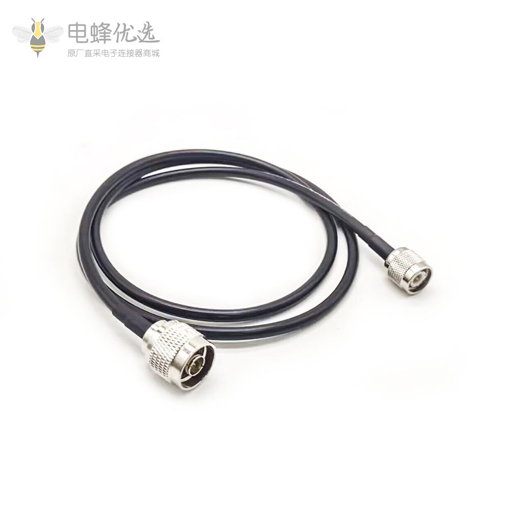 TNC接口直式公头转N型直式公头同轴电缆接RG223 RG58