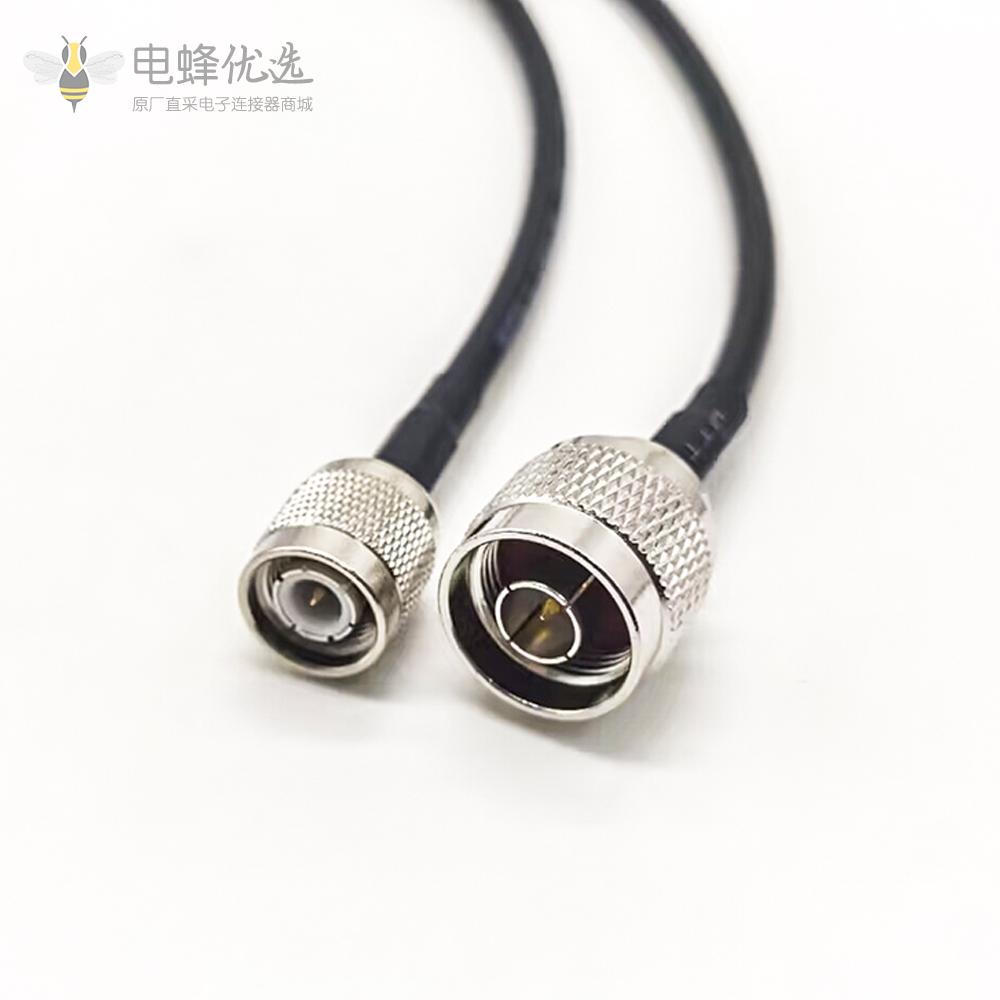 TNC接口直式公头转N型直式公头同轴电缆接RG223 RG58