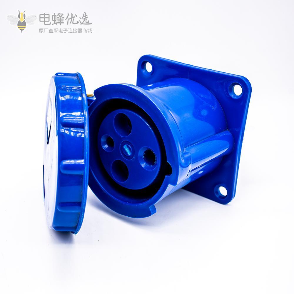 暗装插座CEE工业连接器63A 3芯 IP67