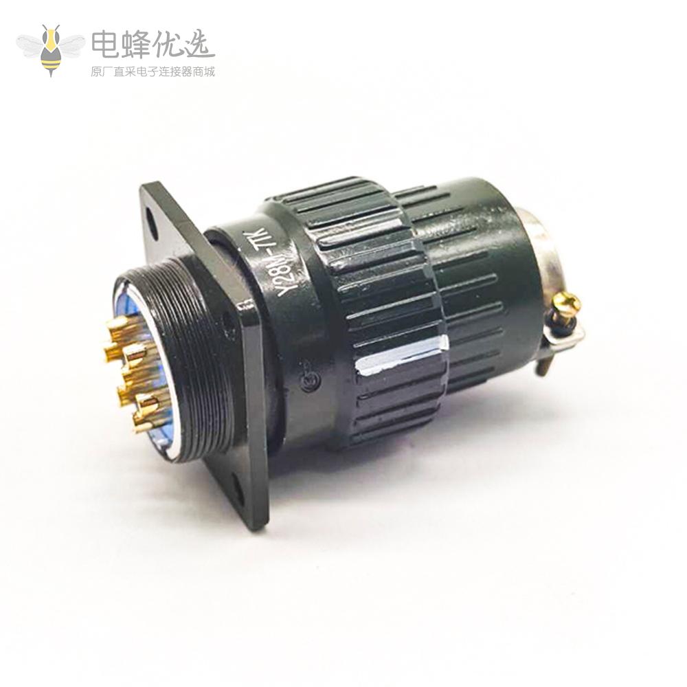Y2M-7TK 7芯航空插连接器卡扣连接
